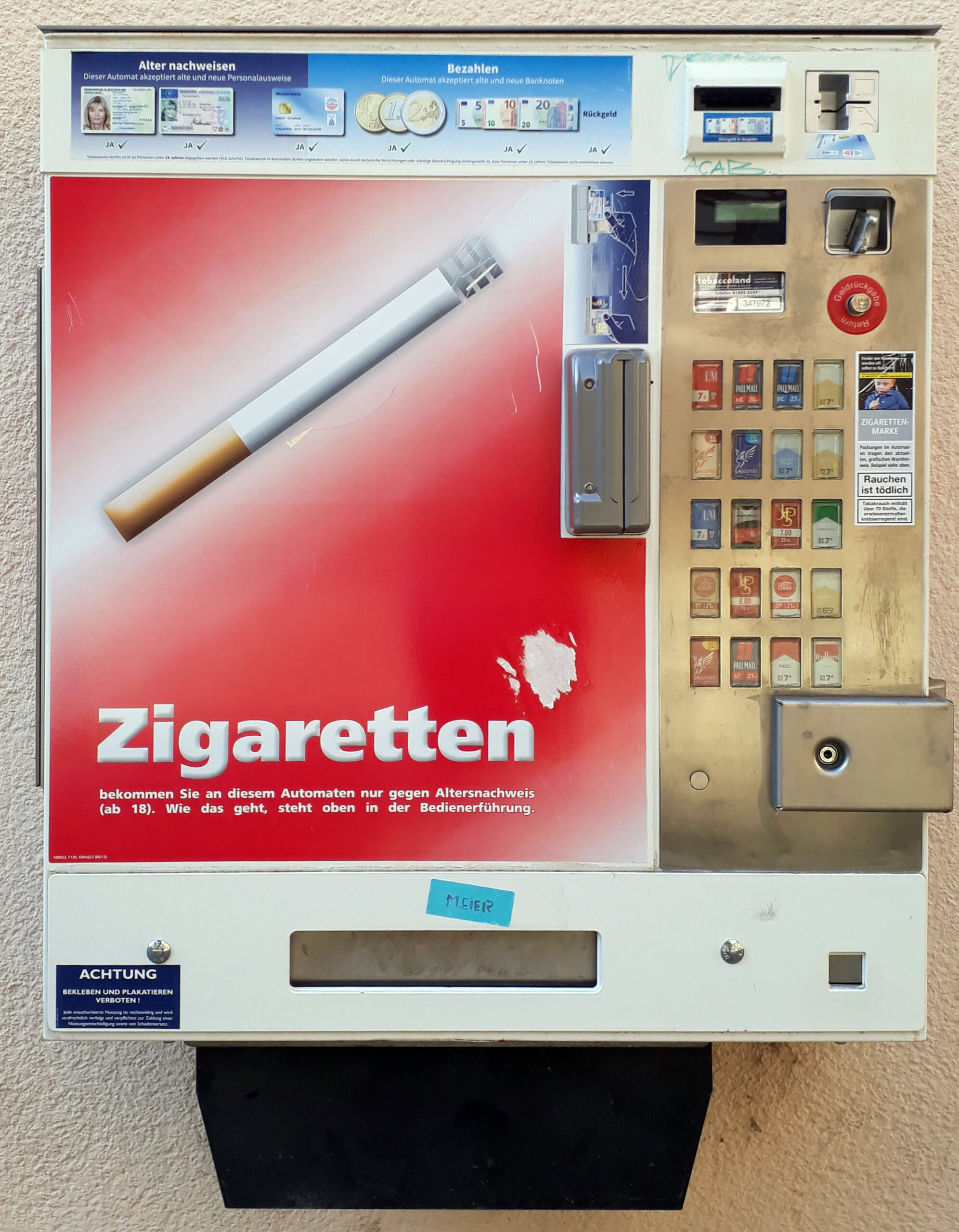 Bewertung des Gauselmann Cigarette Vending Machine